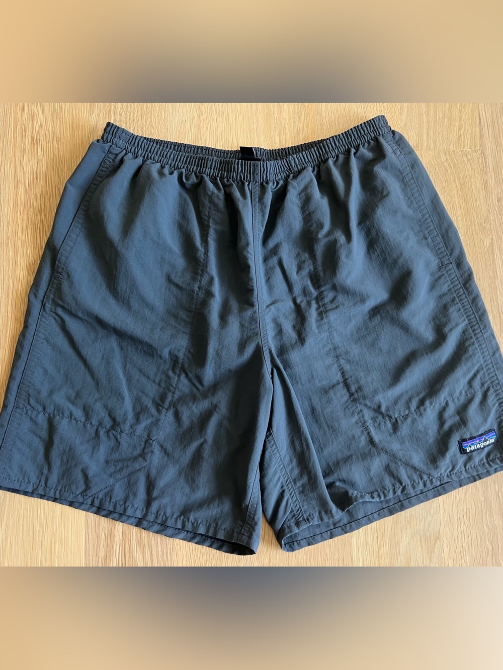 Patagonia Men’s Gray Swim/Board Shorts, Size Medium
